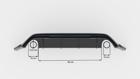 Rear Valance V.3 Ford Focus Hatchback ST Mk4 