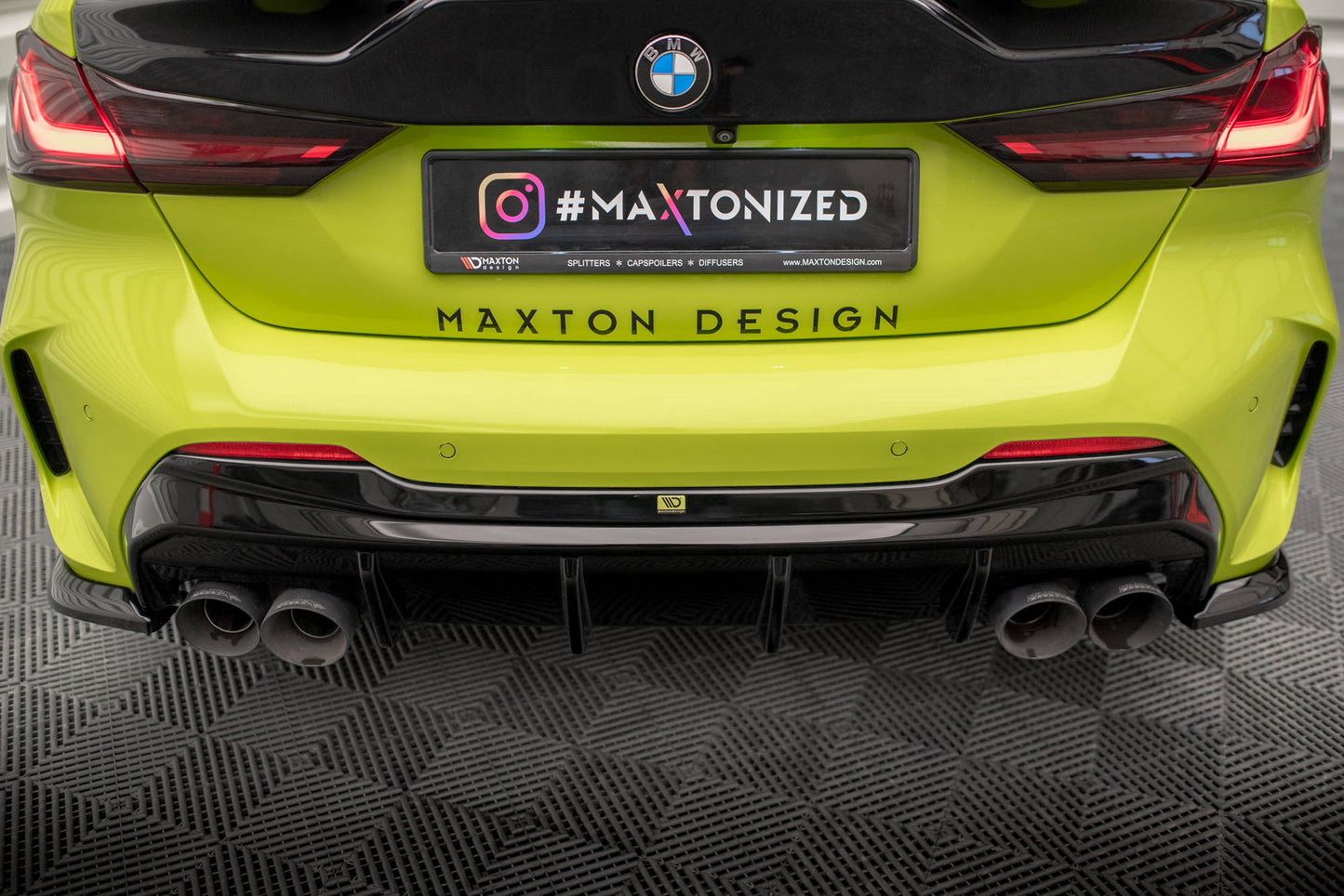 Heckansatz V.3 + Milltek Sport Auspuffverlängerung BMW M135i F40
