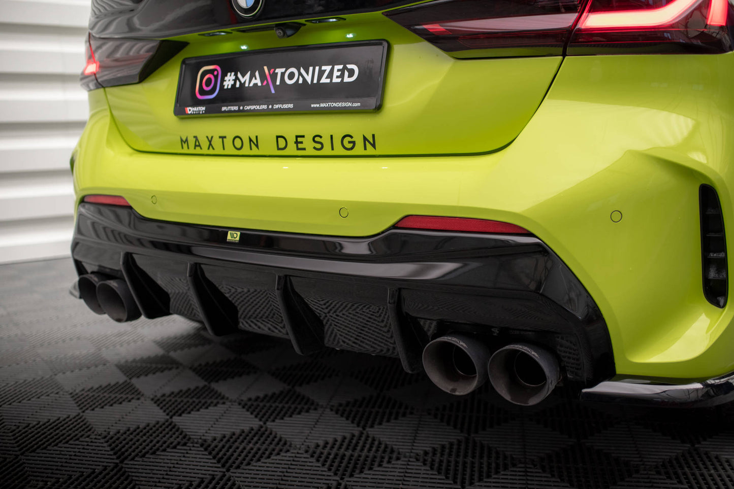 Heckansatz V.3 + Milltek Sport Auspuffverlängerung BMW M135i F40