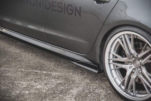 Side Skirts Diffusers Audi A6 / A6 C7 S-line/ S6 C7 Facelift
