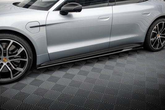 Side Skirts Diffusers Porsche Taycan Sport Design / Taycan 4 Sport Design / Taycan 4S Design / Taycan GTS Sport Design Mk1 