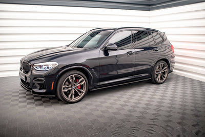 Side Skirts Diffusers V.1 for BMW X3 M40d / M40i / M-Pack G01 