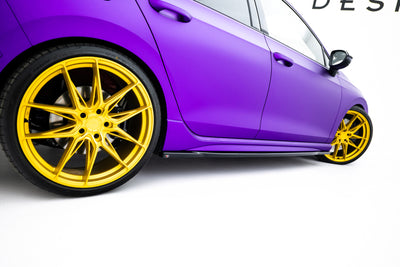 Side Skirts Diffusers V.1 Volkswagen Golf R Hatchback Mk8 Facelift