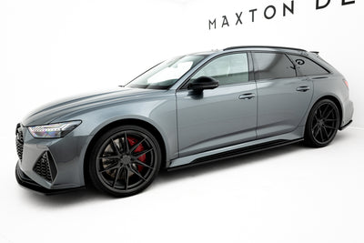 Side Skirts Diffusers V.2 Audi RS6 C8 / C8 Facelift
