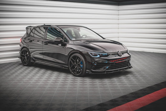 Side Skirts Diffusers V.2 + Flaps Volkswagen Golf R Hatchback Mk8