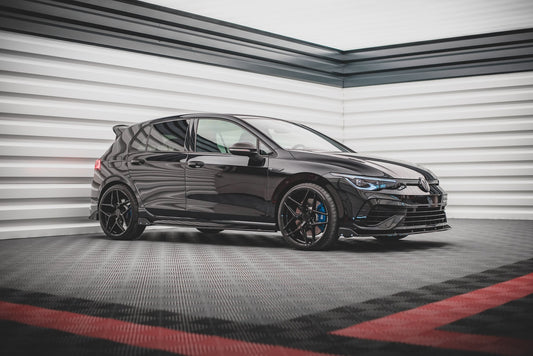 Side Skirts Diffusers V.2 + Flaps Volkswagen Golf R Hatchback Mk8