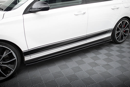 Side Skirts Diffusers V.4 Hyundai I30 N / N-Line Hatchback / Fastback Mk3 / Mk3 Facelift