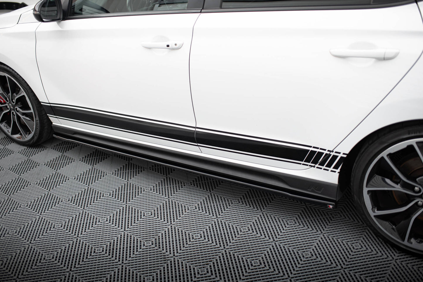 Side Skirts Diffusers V.4 Hyundai I30 N / N-Line Hatchback / Fastback Mk3 / Mk3 Facelift