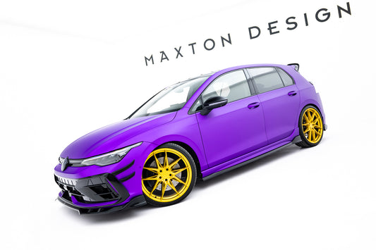 Side Skirts Diffusers V.4 Volkswagen Golf R Hatchback Mk8 / Mk8 Facelift