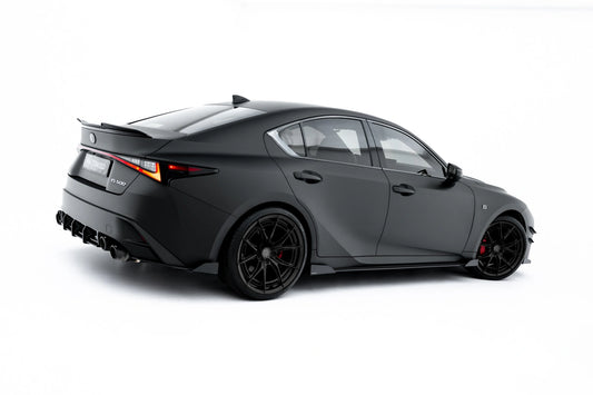 Street Pro Side Skirts Diffusers + Flaps Lexus IS 500 Mk3 Facelift 2 (XE30)
