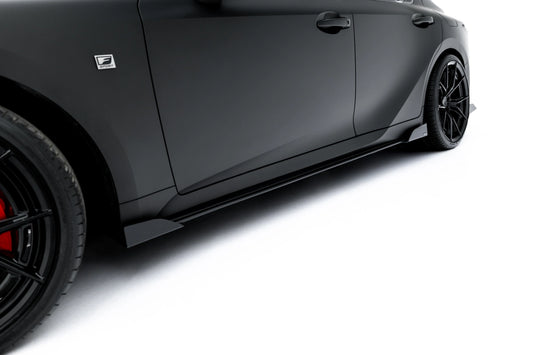 Street Pro Side Skirts Diffusers + Flaps Lexus IS 500 Mk3 Facelift 2 (XE30)