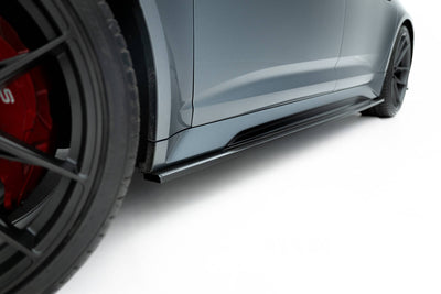 Prepreg Carbon Fiber Side Skirts Audi RS6 C8 / C8 Facelift