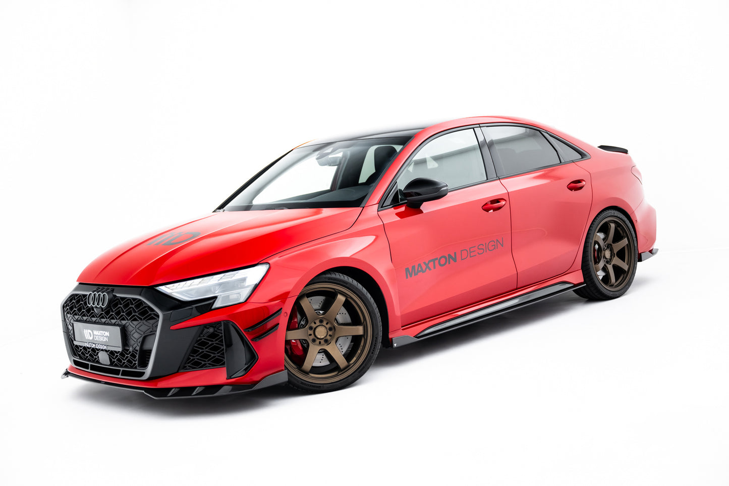 Prepreg Carbon Fiber Side Skirts V.1 Audi RS3 Sedan 8Y Facelift