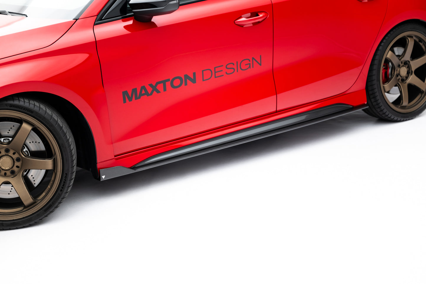 Prepreg Carbon Fiber Side Skirts V.1 Audi RS3 Sedan 8Y Facelift