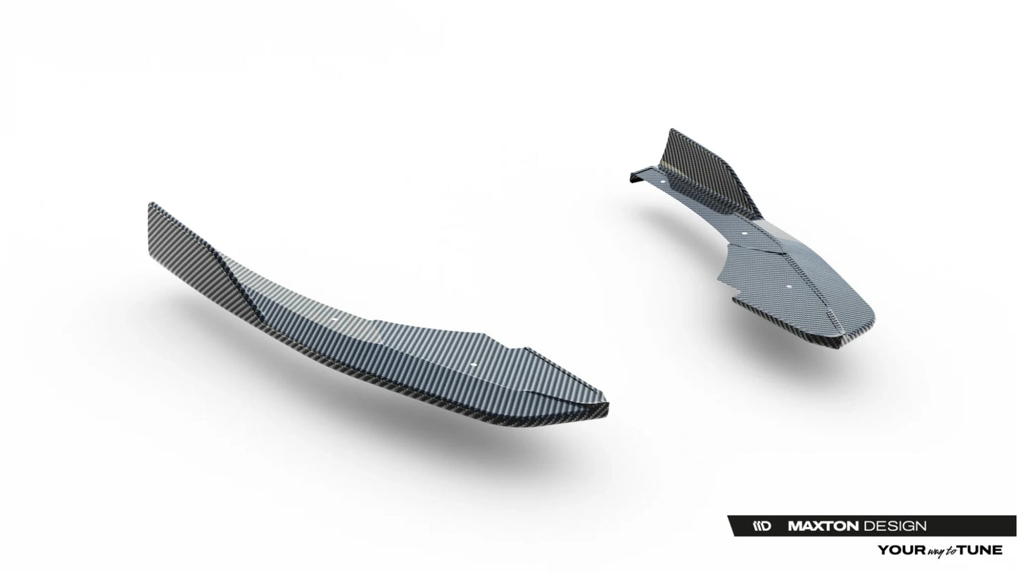 Prepreg Carbon Fiber Rear Side Splitters Audi RS3 Sportback 8Y Facelift