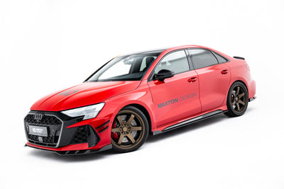 Set of Prepreg Carbon Splitters Audi RS3 Sedan 8Y Facelift
