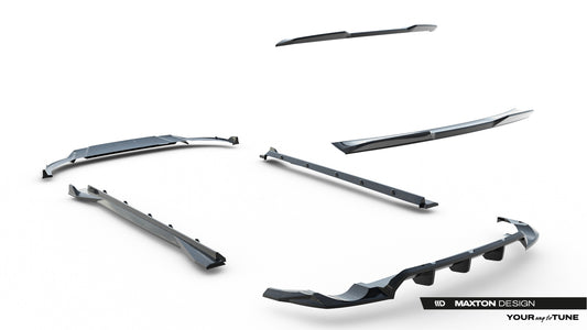 Set of Prepreg Carbon Fiber Splitters Audi RSQ8 Mk1 Facelift