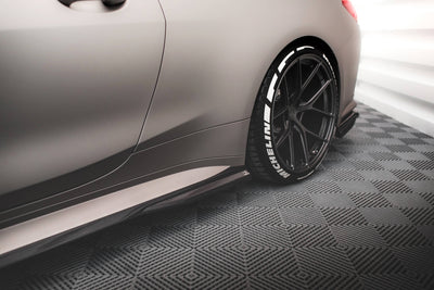 Set of Prepreg Carbon Fiber Splitters BMW M4 Coupe G82 / G82 Facelift