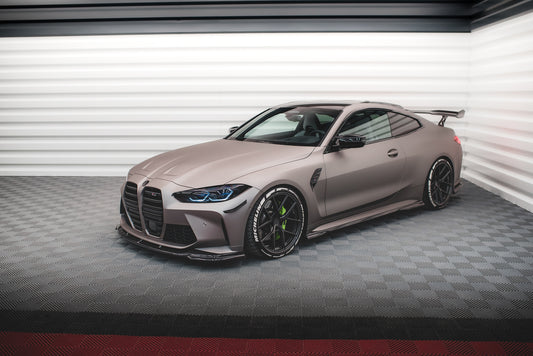 Set of Prepreg Carbon Fiber Splitters BMW M4 Coupe G82 / G82 Facelift