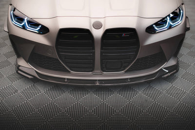 Set of Prepreg Carbon Fiber Splitters BMW M4 Coupe G82 / G82 Facelift