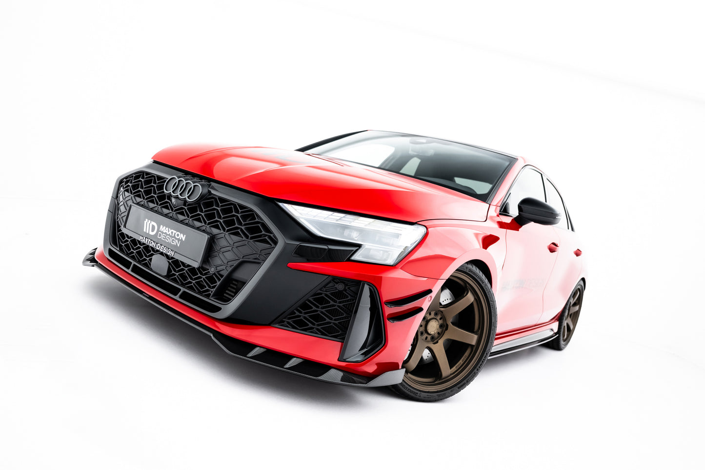 Prepreg Carbon Fiber Front Splitter Audi RS3 Sedan 8Y Facelift