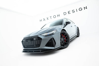 Prepreg Carbon Fiber Front Splitter Audi RS6 C8 / C8 Facelift