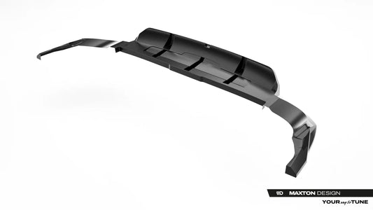 Prepreg Carbon Fiber Rear Splitter (with vertical bars) Audi RSQ8 Mk1 Facelift