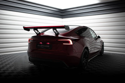 Carbon Spoiler + LED Tesla Model 3