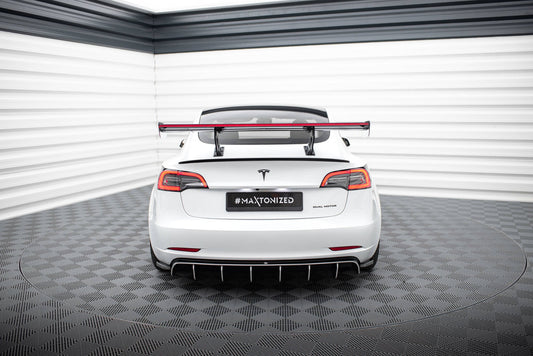 Carbon Spoiler + LED Tesla Model 3