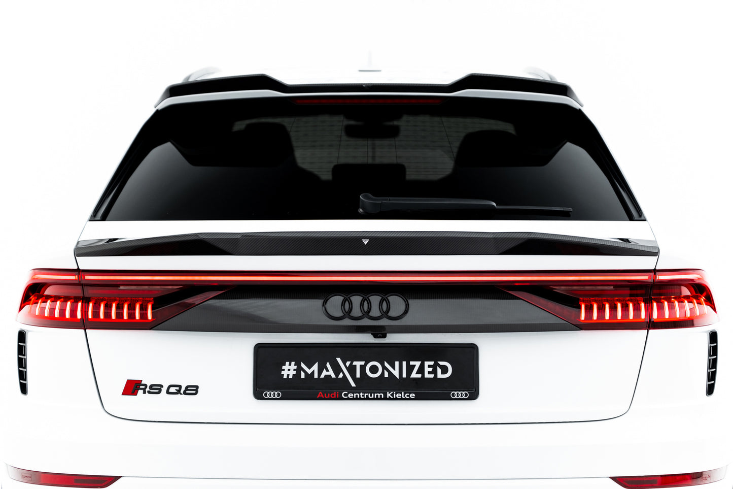 Prepreg Carbon Fiber Tailgate Spoiler (Lower) Audi RSQ8 / SQ8 / Q8 S-Line / Q8 Mk1