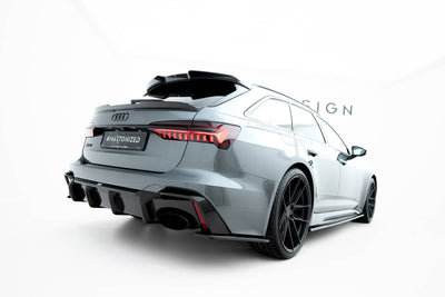 Prepreg Carbon Fiber Tailgate Spoiler (Upper) Audi RS6 C8 / C8 Facelift