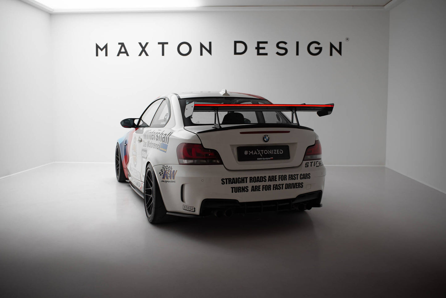 Carbon Spoiler With Upper Swan Mounting + LED BMW 1 M E82