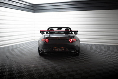 Carbon Spoiler With Internal Brackets Uprights + LED Mazda MX-5 ND (Mk4)