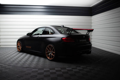 Carbon Spoiler With External Brackets Uprights + LED BMW M2 F87 / 2 / 2 M-Pack F22