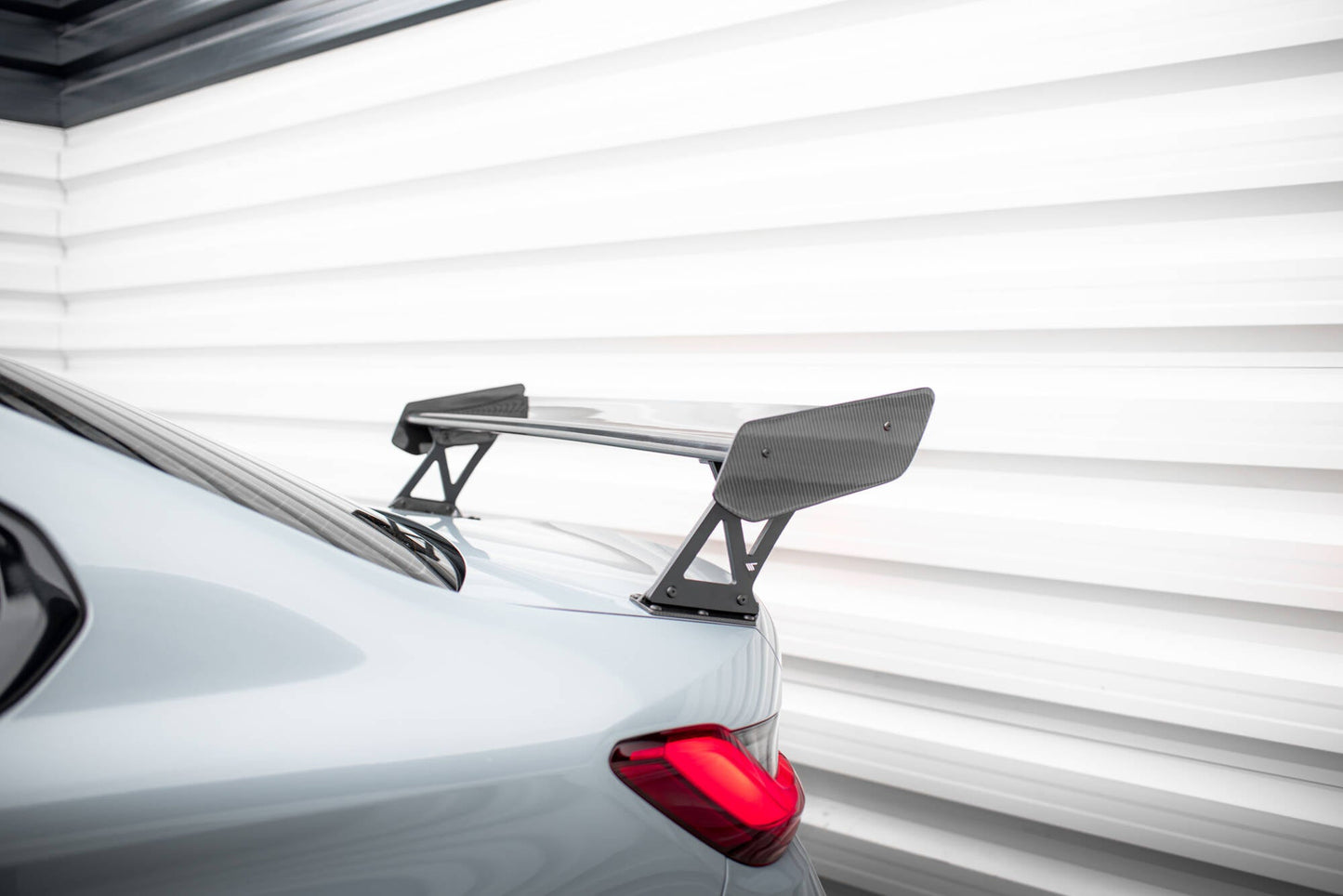 Carbon Spoiler With External Brackets Uprights + LED BMW M3 G80 / M340i G20 / 3 M-Pack G20 / 3 Standard G20