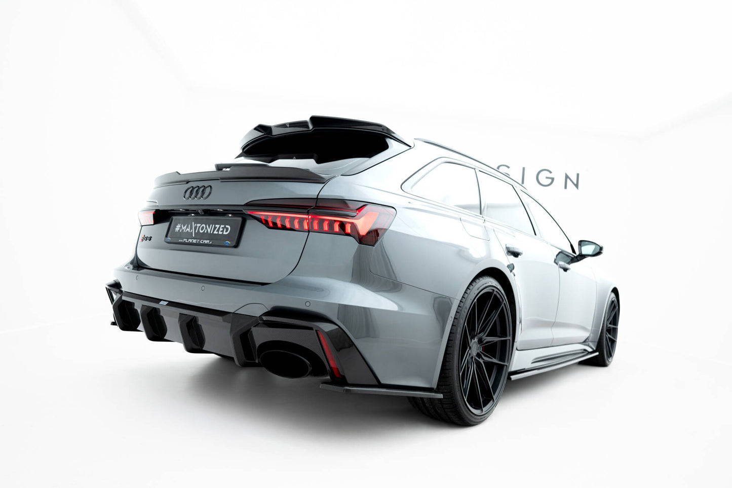 Set of Prepreg Carbon Fiber Splitters Audi RS6 C8 / C8 Facelift