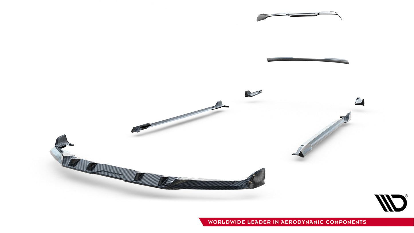 Set of Prepreg Carbon Fiber Splitters BMW X5 M F95 Facelift