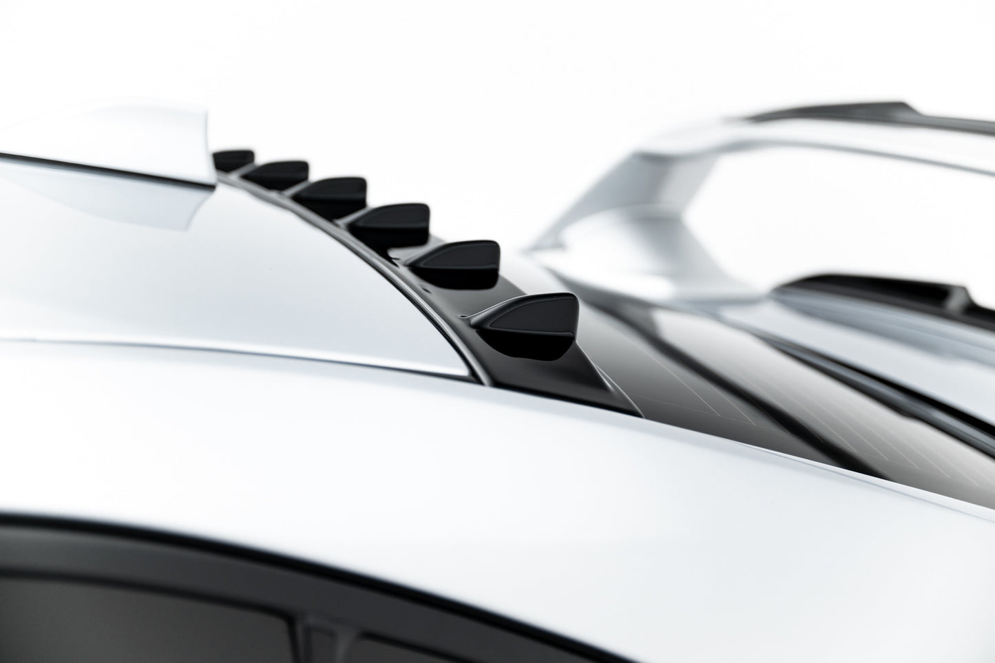 The extension of the rear window Subaru WRX STI Mk2