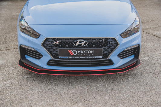 Street Pro Front Splitter + Flaps Hyundai I30 N Mk3 Hatchback / Fastback