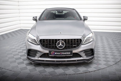 Front Splitter V.1 Mercedes-AMG C43 Coupe / Cabrio / Sedan / Estate C205 / A205 / W205 / S205 Facelift