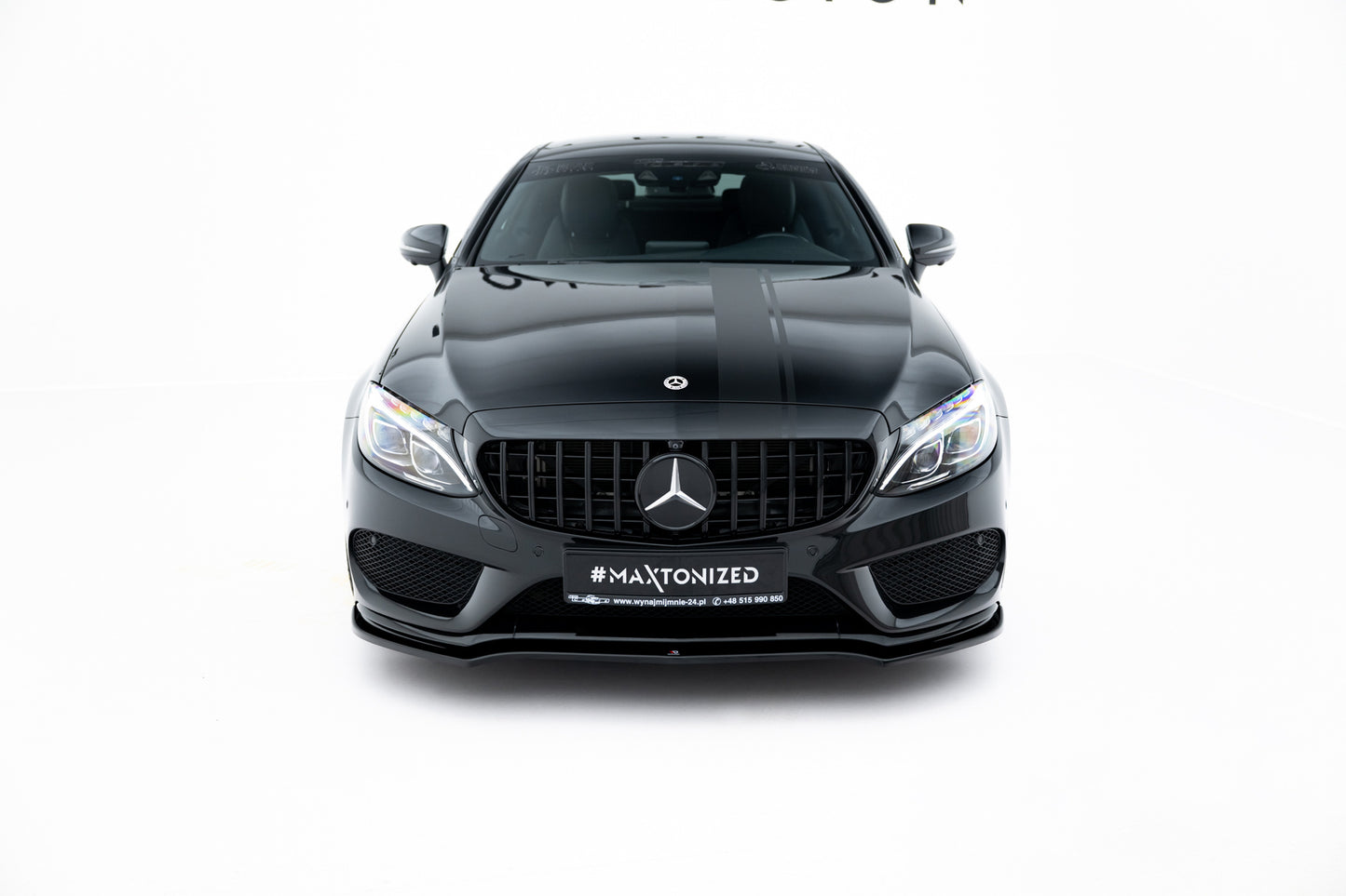 Front Splitter V.1 Mercedes- Benz C Coupe AMG-Line C205 