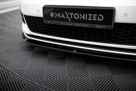 Front Splitter V.2 Volkswagen Golf GTI / GTD Mk7 Facelift