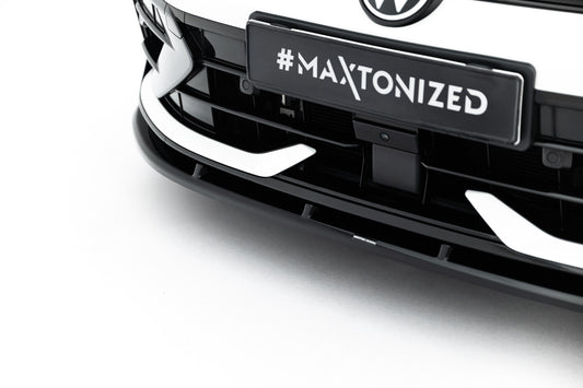 Front Splitter V.2 Volkswagen Golf R Variant Mk8 Facelift