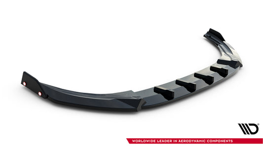 Front Splitter V.3 + Flaps Volkswagen Golf R Hatchback / Variant Mk8 Facelift