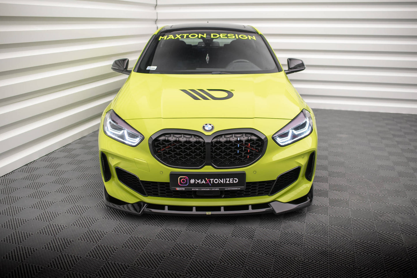 Front Splitter V.6 for BMW 1 M-Pack / M135i / 128ti F40 
