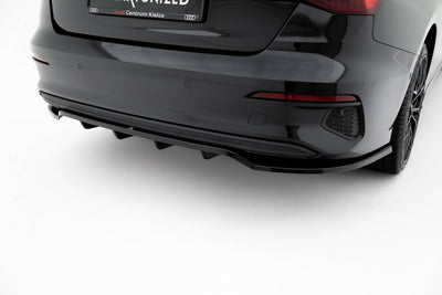 Rear Splitter (with vertical bars) Audi A3 Sedan 8Y