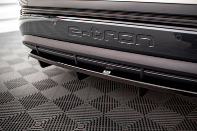 Rear Splitter (with vertical bars) Audi Q4 e-tron Sportback S-line Mk1