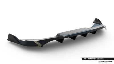 Rear Splitter (with vertical bars) Audi Q6 e-tron S-Line / SQ6 e-tron SUV / Sportback Mk1