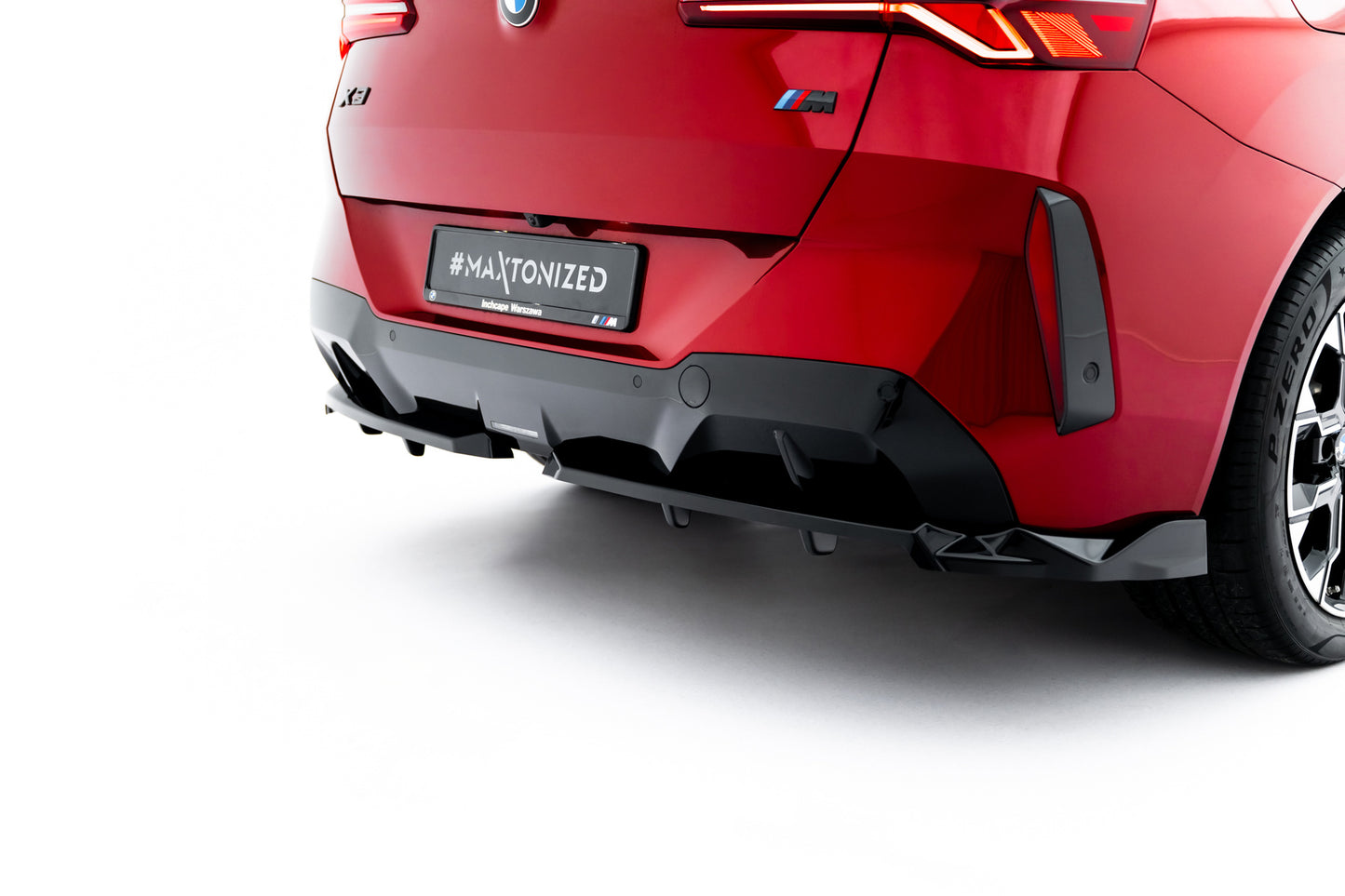 Rear Splitter (with vertical bars) BMW X3 M-Pack G45