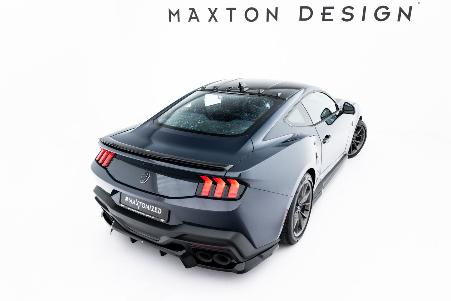 Rear Splitter (with vertical bars) Ford Mustang Dark Horse Mk7